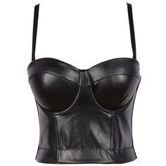 Black Leather Crop Top, Leather Clothes, Party Crop Tops, Corset Shapewear, Leather Crop Top, Black Leather Top, Black Cami Top