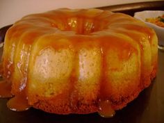 a bundt cake sitting on top of a table