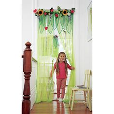 Look what I found on Wayfair! Garden Bedroom Kids, Kids Fairy Room, Fairy Room Ideas, Fairy Garden Room, Fairy Bedroom, Fairy Garden Doors, Fairy Room, Colorful Kids Room, Door Canopy