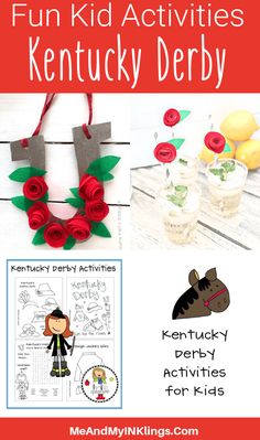 Fun Kentucky Derby Kid Activities and Printables - Laura Kelly's Inklings Derby Day Crafts For Kids, Kentucky Derby Activities For Seniors, Kentucky Derby Games For Kids, Derby Party Ideas For Kids, Derby Day Activities For Kids, Derby Crafts For Preschoolers, Ky Derby Crafts For Kids, Derby Games For Kids, Derby Party For Kids