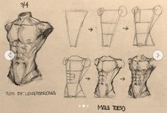 some drawings of different types of mannequins