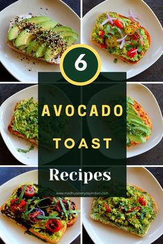 pic of 6 avocado toast Avocado Toast Recipes, Reduced Balsamic Vinegar, Simple Avocado Toast, Avocado Toast Breakfast, Toast For Breakfast, Tomatoes On Toast, Avocado Toast Recipe, Mashed Avocado