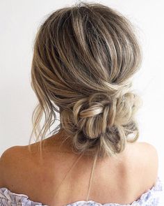 Wedding Hairstyles For Thin Hair: 30  Looks & Expert Tips Debs Hairstyles, Wedding Hairstyles And Makeup, Brides Hair, Easy Updo Hairstyles, Guest Hair, Bridesmaid Hair Updo, Low Bun, Hair Wedding, Wedding Hairstyles Updo