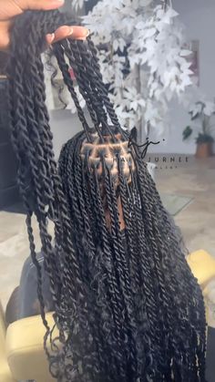 Skunk Stripe Island Twist, Jumbo Island Twist, Island Twist With Color, Twist Over Locs, Goddess Twists, Island Twist Hairstyle, Loc Twist, Goddess Twist, Island Twist