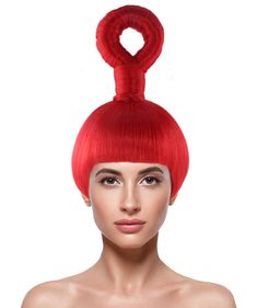 Bright Red Wig, Copy Cats, Red Wig, Halloween Wigs, Red Wigs, Womens Wigs, Costume Ideas, Bright Red, Cruelty Free