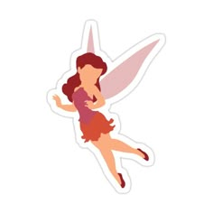 the tinkerbell fairy is flying through the air