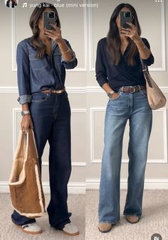 Look Boho Chic, Stylish Outfits For Women Over 50, Mode Casual, Casual Chic Outfit, Casual Work Outfits, Looks Chic, Jeans Outfit, Mode Inspiration, Denim Outfit