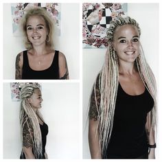 Dread Aesthetic, Knotless Braids On Natural Hair, Hairstyles With Attachment, White Girl Braids, Braids On Natural Hair, French Braid Styles, Dunner Wordend Haar