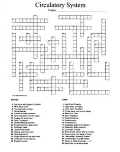 the circulator system worksheet is shown in black and white, as well as