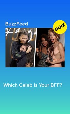 BFFs forever and ever. Which Friend Are You, Bff Test, Buzzfeed Quiz Funny, Bff Quiz, Questions About Yourself, Buzzfeed Friends Quiz, Celebrity Best Friends, Soulmate Quiz, Friendship Test