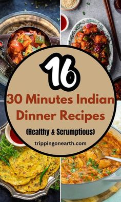 Are you on a time crunch and craving some Indian food? These 30 minutes Indian dinner recipes will become your best friends! They are super easy to make and loaded with body-loving nutrients, that will charm you with their decadent flavors. Hindi Food Indian Recipes, Healthy Indian Dinner Recipes, Indian Dinner Recipes Vegetarian, Easy Indian Dinner Recipes, Easy Indian Food Recipes, Indian Dishes Recipes, Indian Vegetarian Dinner Recipes, Chickpea Spinach Curry, Chickpea Spinach