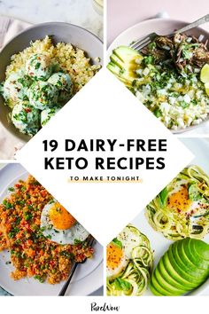 the top ten dairy - free keto recipes to make tonight