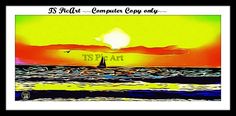 a painting with the words tsb art on it and an image of a sailboat in