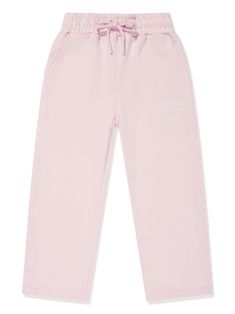 light pink cotton jersey texture embroidered logo at the leg elasticated drawstring waistband slip pockets to the sides elasticated cuffs Pink Tracksuit Outfit, Pink Tracksuit, Msgm Kids, Tracksuit Outfit, Pink Sweats, Dress With Jean Jacket, Baby Boy Accessories, Dolce And Gabbana Kids, Pink Baby Girl