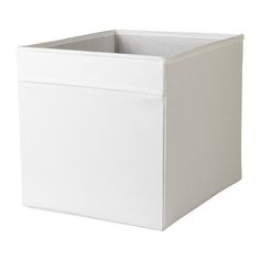 a white storage box on a white background