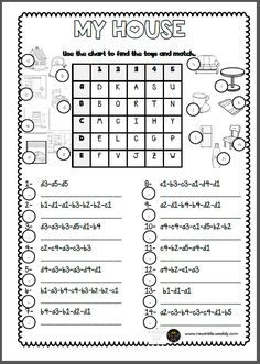 the printable worksheet to help students practice their addition skills