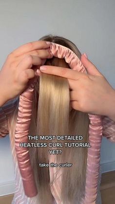 48K likes, 260 comments - eternalmusehair on December 19, 2023: "Never use your heatless curler on wet hair. For longer lasting results we recommend using a hair mist to slightly dampen fully dry hair. It...". How To Do Heartless Curls With The Rods, Sarah Faucet Hair, None Heat Curls, How To Heartless Curls Overnight, Hair Curlers Heatless, Hair Curling No Heat, Long Hair Vacation Styles, How To Put Your Hair In Heatless Curls, Hair Curler Heatless