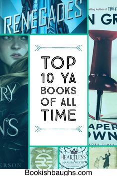 the top ten books of all time are in this collage with text overlay