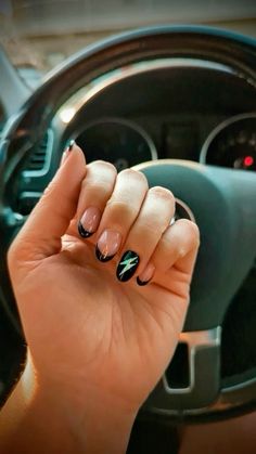 Birthday Nails Western, Country Concert Nails Almond, Duck Camo Nails, Western Style Nails Acrylic, Short Almond Western Nails, Cute Western Nails Short, Nail Ideas Country Concert, Almond Shape Western Nails, Round Western Nails