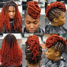 Red Locs, Loc Inspiration, Natural Hair Diy, Sister Locs