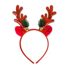 PRICES MAY VARY. 🦌Unique and stylish design：2 color antler headband (RED / GOLD),This fascinator clip also very convenience and easy to wear both for short hair, long hair, and curls.adorable and suitable for most people. 🦌Christmas gifts：Headband will be a great Christmas or Halloween choice for your girls or lady, if you need to host a party, they will be wonderful party favors for your guests. for your mom on mother's day.Great gift for Christmas photo booth. 🦌 🦌One Size Fit ALL： The head Kids Party Props, Christmas Antlers, Deer Antlers Headband, Reindeer Horns, Christmas Headbands, Holiday Party Accessories, Holiday Hair Accessories, Christmas Dress Up, Antler Design