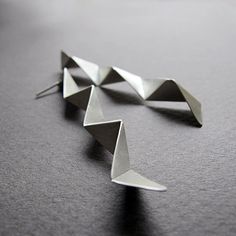 Geometric Silver Jewellery, Contemporary Silver Earrings, Contemporary Silver Jewelry, Black Gold Jewelry, Cleaning Silver Jewelry, Jewelry Quotes, Silver Jewelry Handmade, Geometric Jewelry