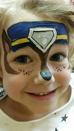 Paw Patrol Face Paint, Face Painting Images, Bodysuit Tattoos, Christmas Face Painting, Face Painting Tutorials, Happy Painting, Paw Patrol Pups