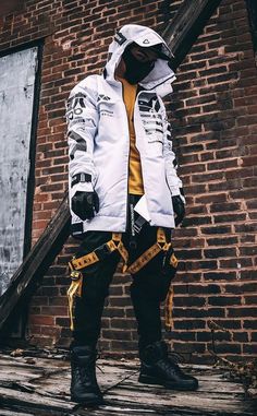 Cyberpunk Streetwear, Techwear Cyberpunk, Techwear Jacket, Japanese Street Wear, Tech Wear Fashion, Techwear Outfits