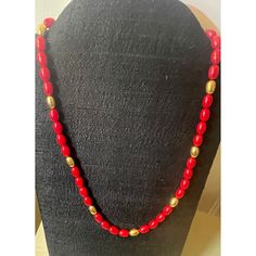 New! Napier Red and Gold Necklace was just added to eBay. Check it out! #eBay #eBaySeller Elegant Long Red Beaded Necklace, Red Long Necklace For Festive Occasions, Elegant Red Long Beaded Necklace, Red Costume Jewelry Necklace For Gift, Red Polished Beads Jewelry For Formal Occasions, Red Single Strand Beaded Necklace For Party, Formal Red Jewelry With Polished Beads, Red Coral Necklaces For Party, Red Necklaces With Polished Beads For Party