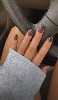 Cute Nails For Fall, Neutral Nails, Brown Nails, Chic Nails