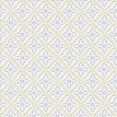 a white and green wallpaper with an intricate design