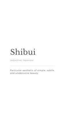 the cover of shibui's book, particular aesthetic of simple subtles and unstructed beauty