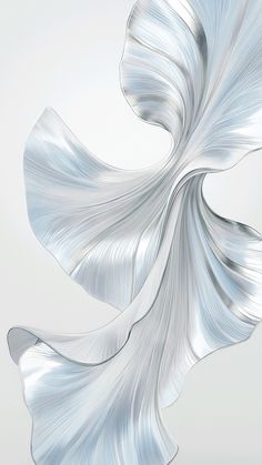 an abstract white background with wavy lines and curves in the shape of a fish's tail