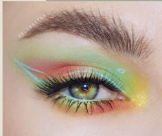 Sparkle Eye Makeup, Extra Nails, Rainbow Eye Makeup, Unicorn Makeup, Magical Makeup, Eye Makeup Pictures, Eye Makeup Designs