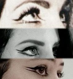 Double Winged Eyeliner, Double Eyeliner, Graphic Eyeliner, Dope Makeup, Hairstyles Women, Priscilla Presley, Winged Liner, Dark Makeup