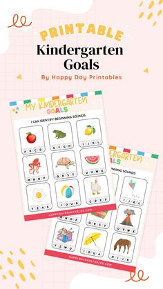 two printable worksheets for children to learn how to use the alphabet and numbers