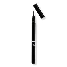 Intense H20 Proof Eyeliner Pen - INTENSE INK EYELINER JET BLACKBenefitsQuick-dry, long-wear liquid formulaWaterproofHigh pigment, smudge-proof color with a matte finishPrecision felt tip pen for total controlProud to be 100% vegan and cruelty-free, worldwide. Because kindness is chic.Key IngredientsVitamin E - Nourishes and softensFormulated WithoutAll e.l.f. products are free from phthalates, parabens, nonylphenol ethoxylates, triclosan, triclocarban, and hydroquinoneAll skincare is also free f Elf Liquid Eyeliner, Makeup Ulta, Smudge Proof Eyeliner, E.l.f. Cosmetics, Liquid Eyeliner Pen, Waterproof Liquid Eyeliner, Best Eyeliner, Elf Cosmetics, Eyeliner Brush