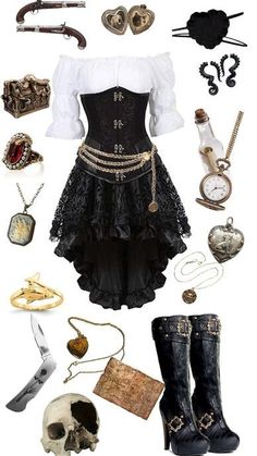 Elizabeth Swann Outfit, Ren Faire Outfits, Pirate Dress, Pirate Cosplay, Female Pirate Costume, Elizabeth Swann, Pirate Halloween Costumes, Pirate Outfit, Fair Outfits