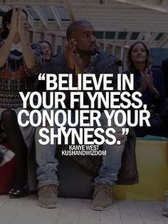 a group of people sitting around each other with the words believe in your flannes, conquer your shyness