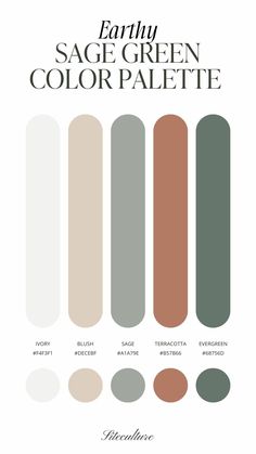 5 Gorgeous Sage Green Color Palettes You Need to See - Siteculture Sage And Brick Color Palette, Sage Room Color Scheme, Emerald And Sage Color Palette, What Colors Pair With Sage Green, Sage Green Boho Color Palette, Sand And Sage Color Palette, Light Sage Green Wedding Color Schemes, Slate Green Color Palette, Grey Green Beige Color Palette