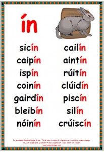 a poster with words that say in english and spanish, including an image of a rabbit