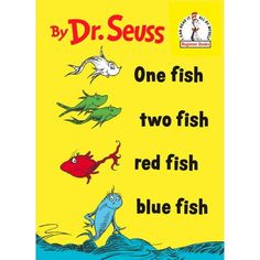 dr seuss one fish two fish red fish blue fish