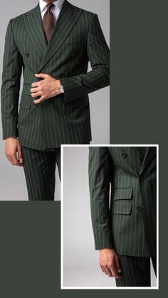 Business Suits Men, Double Breasted Pinstripe Suit, Mens Dress Shoes Guide, Wedding Outfit Men