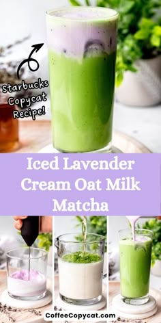 iced lavender cream oat milk matcha recipe