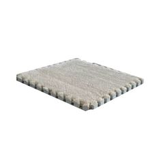 a white rug that has been placed on top of the floor and is not in use