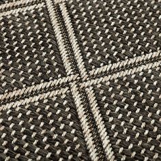 a close up view of a black and white checkerboard pattern on a cloth