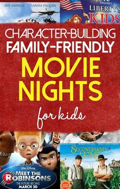 movie nights for kids with characters including children's movies