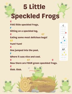 the five little speckled frogs