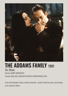 Addams Family Poster, Addams Family 1991, Family Movie Poster, The Fall Movie, Addams Family Movie, Addams Familie