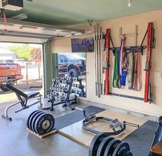 the gym is equipped with many different types of equipment